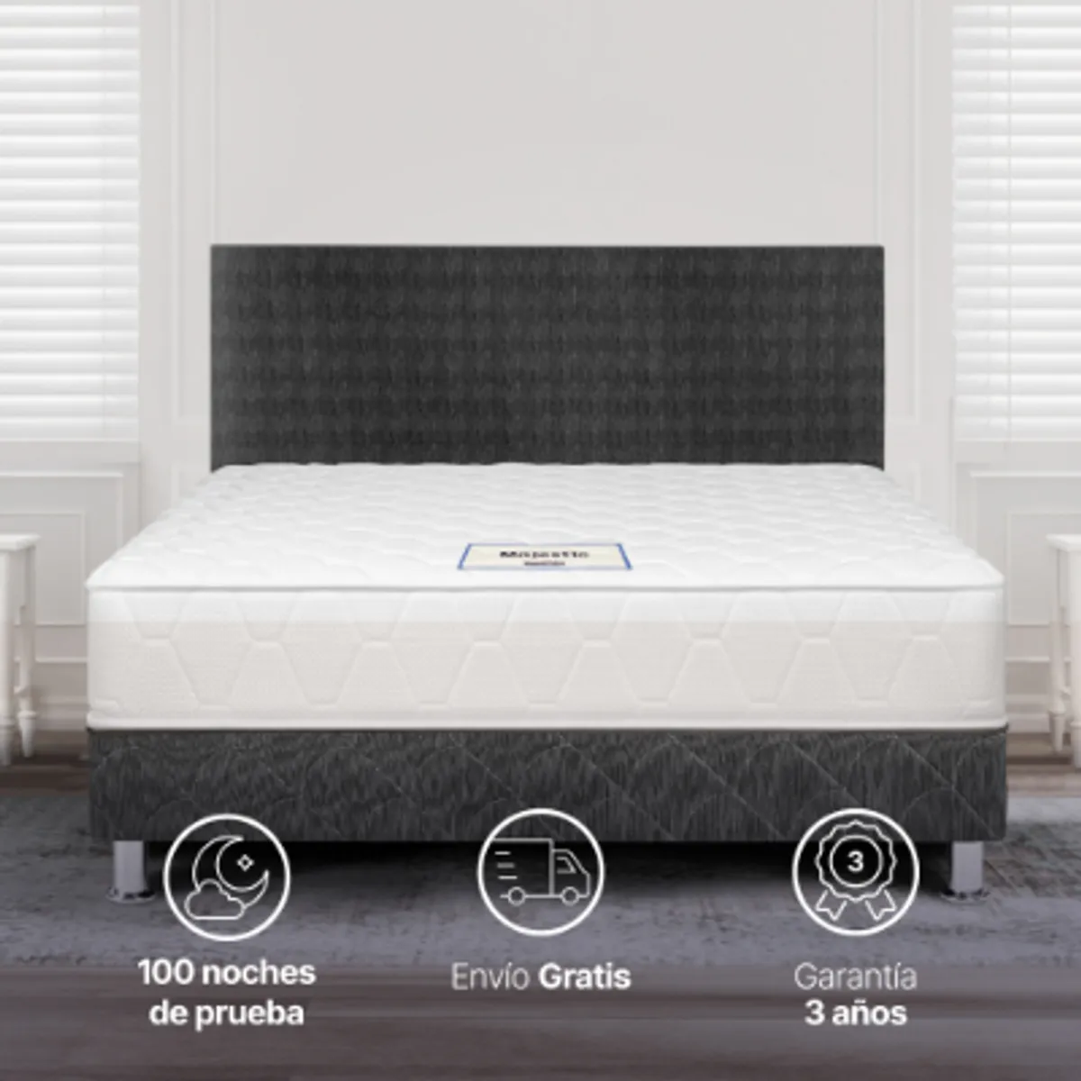 ESSENZA - Colchon Doble 1.4 m Majestic - Good Essenza Colchones