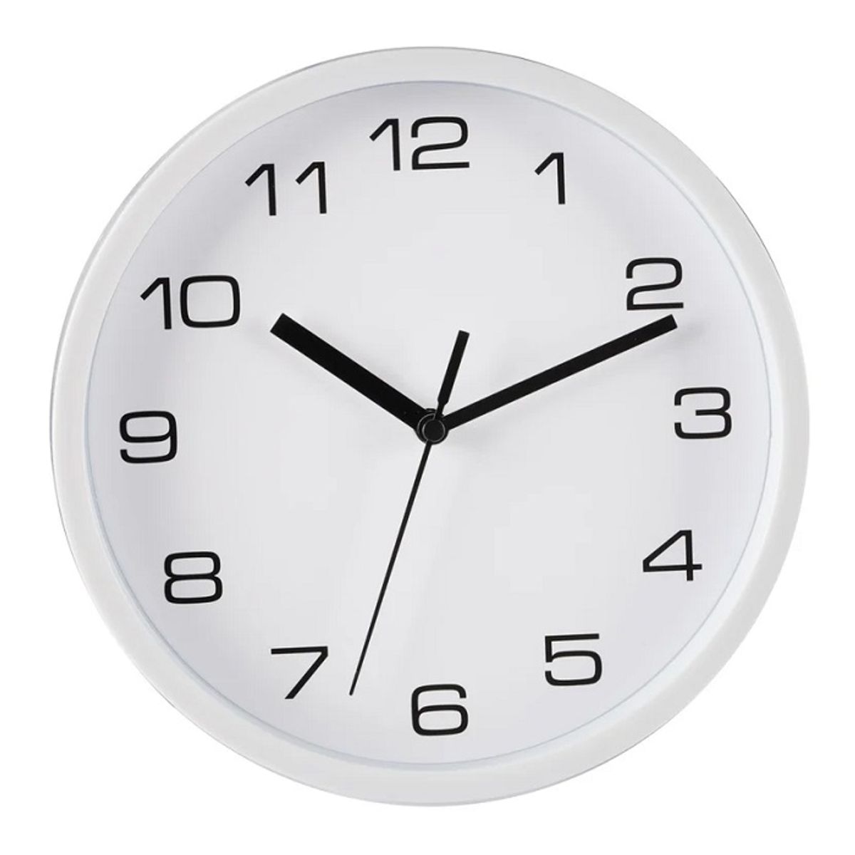 HOME COLLECTION - Reloj De Pared 20cm Fondo Blanco Y Números Negros