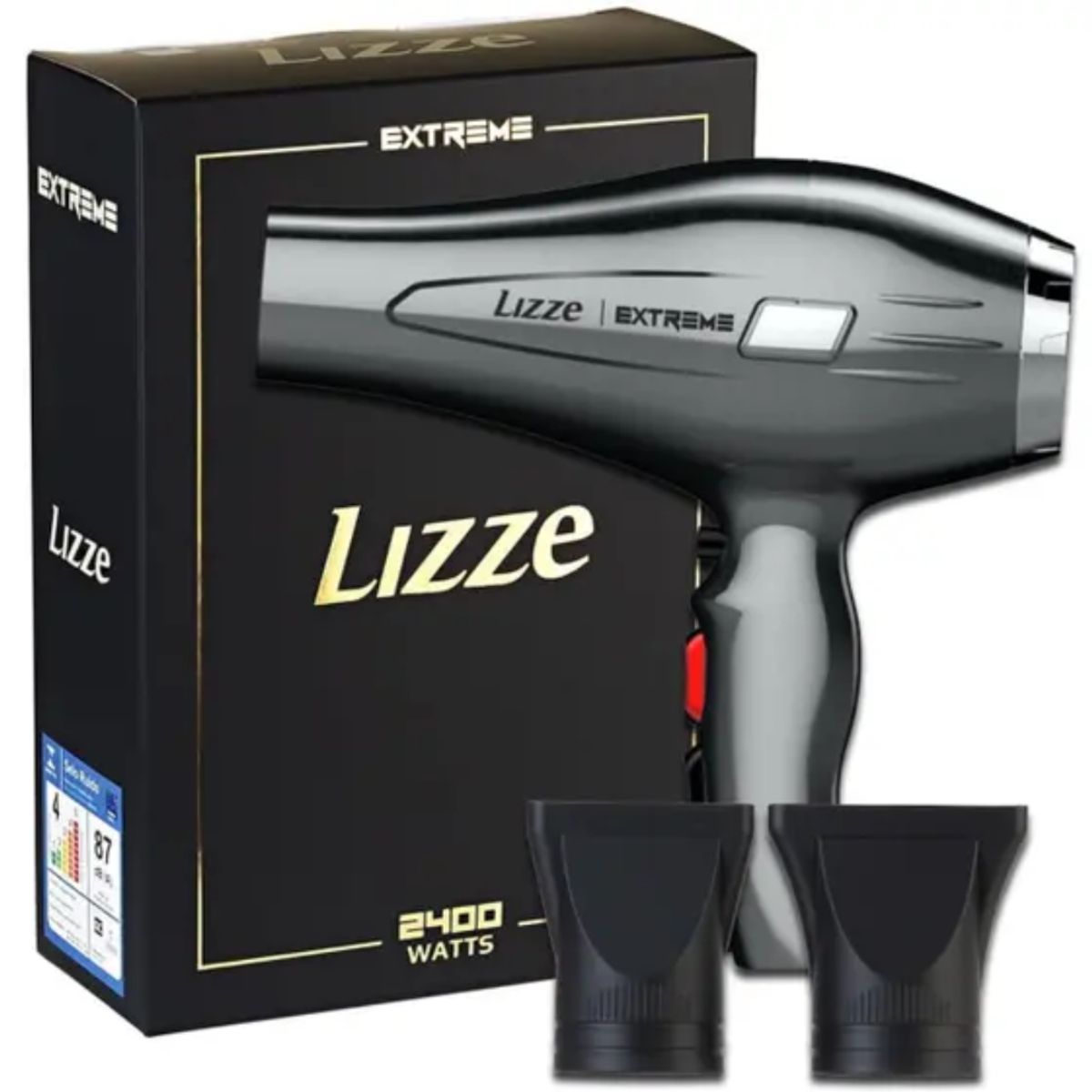 LIZZE - Secador Lizze Extreme Gris  2400 Watts Professional