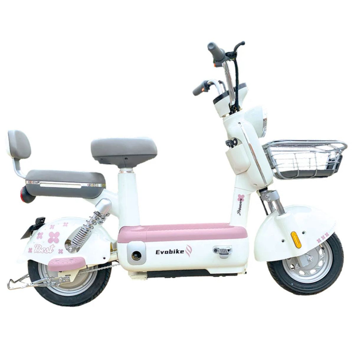 EVOBIKE - Bicicleta Eléctrica Evobike Primavera Blanca