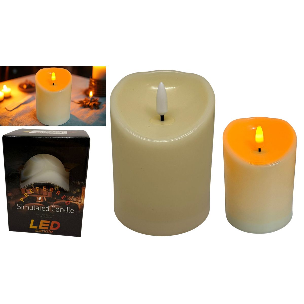 MAZUGI - Candelabros Electrónicos Veladora Veladoras Eléctricas X1und