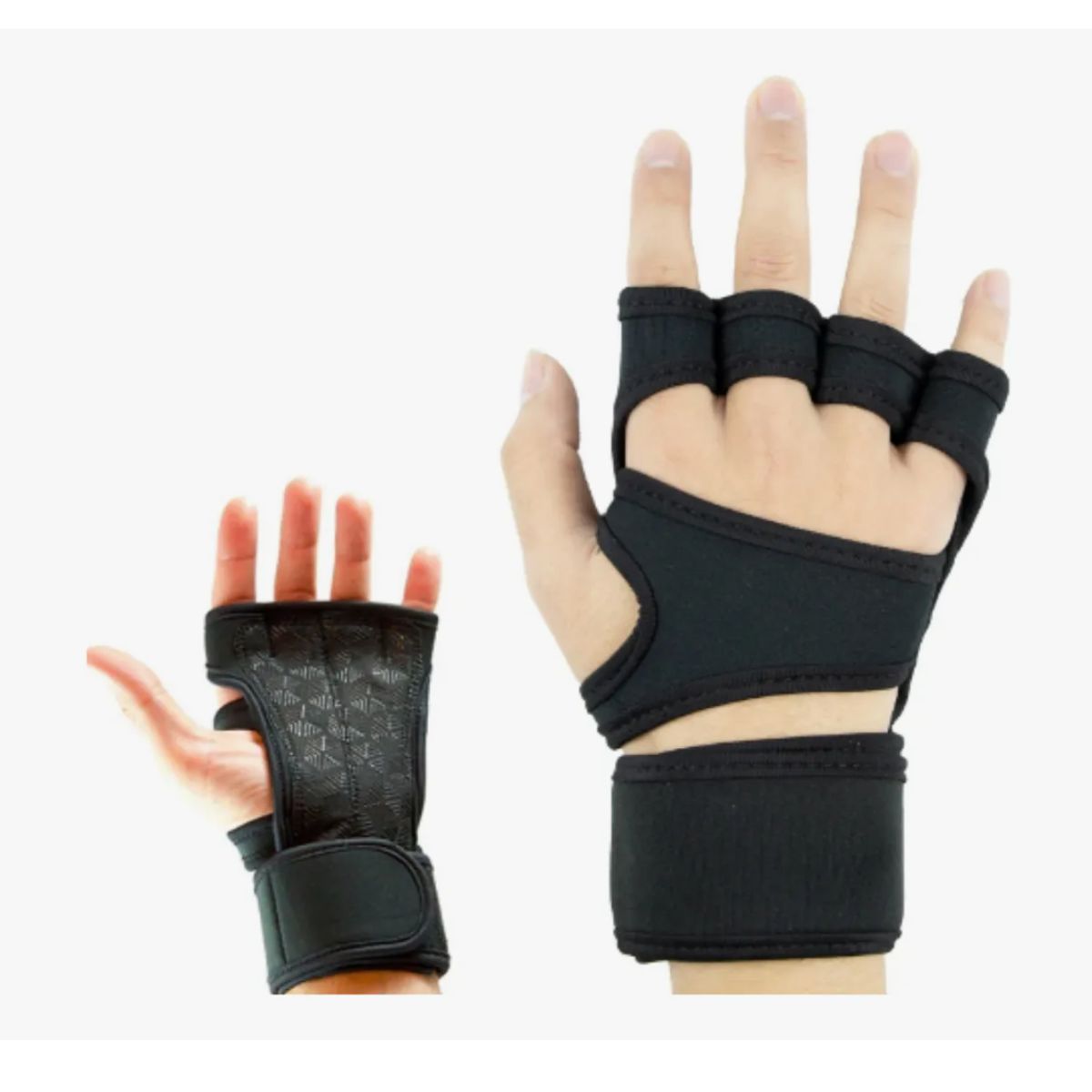 GENERICO - Guantes Con Muñequera Para Pesas Gimnasio Gym Calistenia