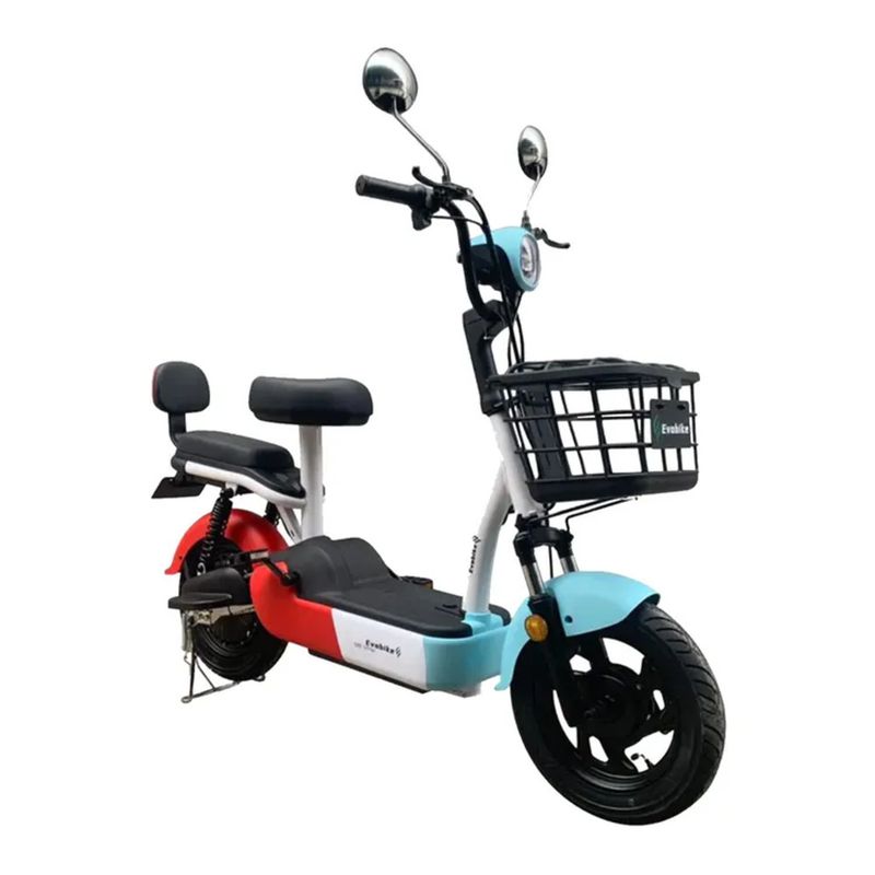 EVOBIKE - Bicicleta eléctrica Evobike VMPS5 RojoAzul