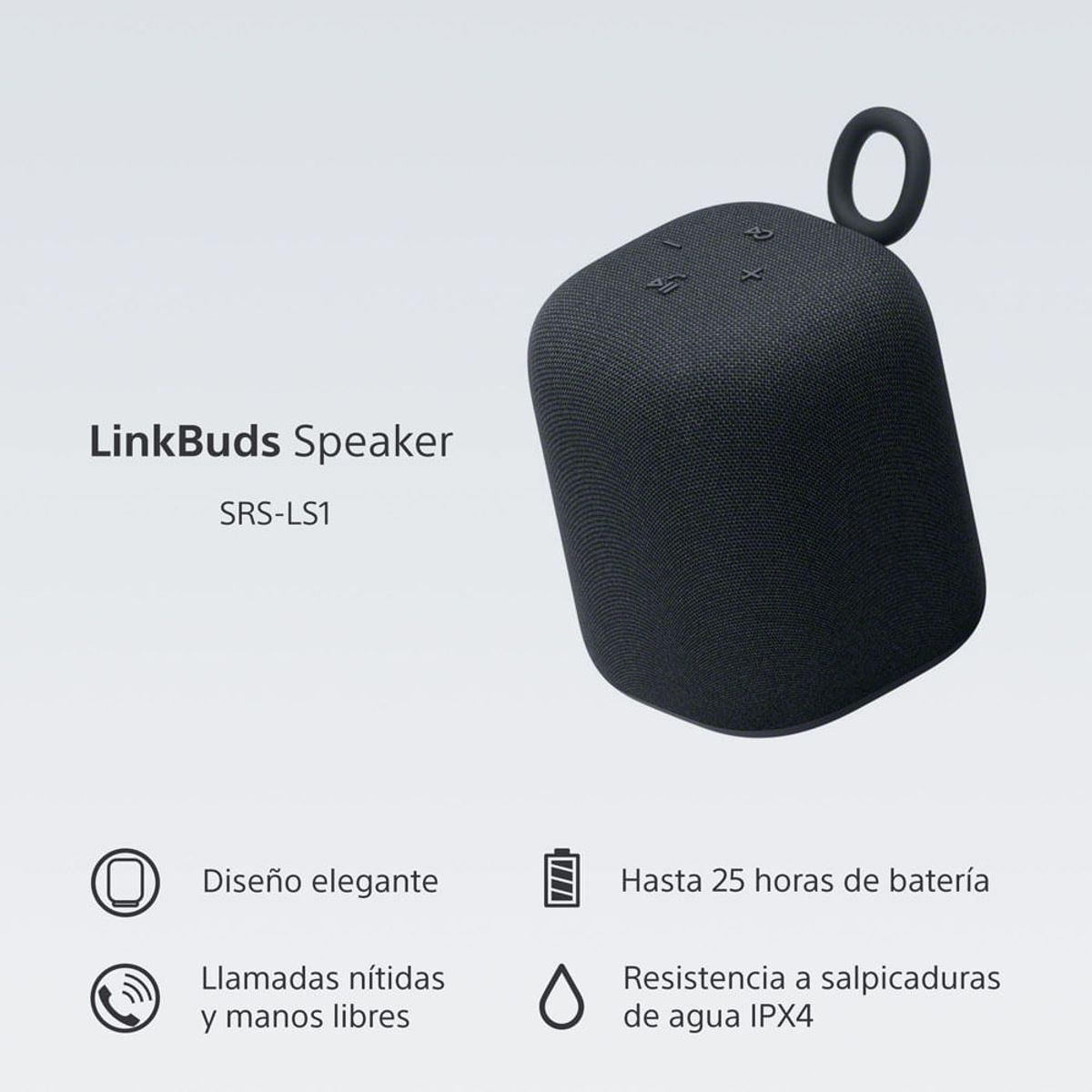 SONY - Parlante portátil inalámbrico LinkBuds Speaker