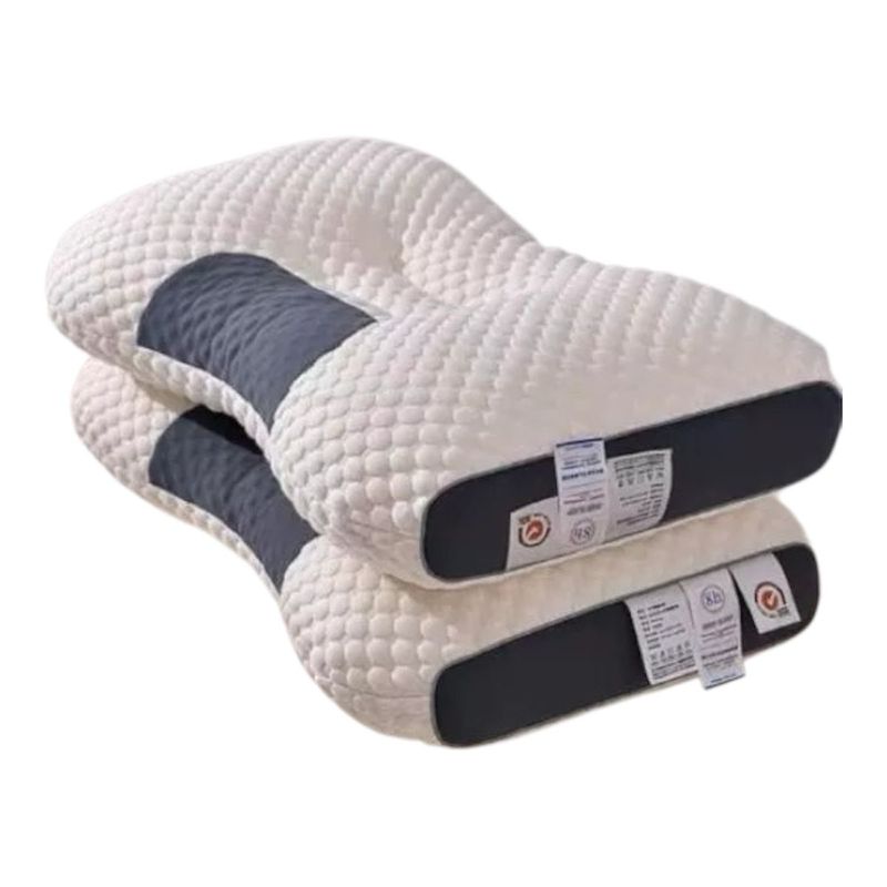 GENERICO - Almohada Ortopédica Cervical Descanso Transpirable Cuello Color