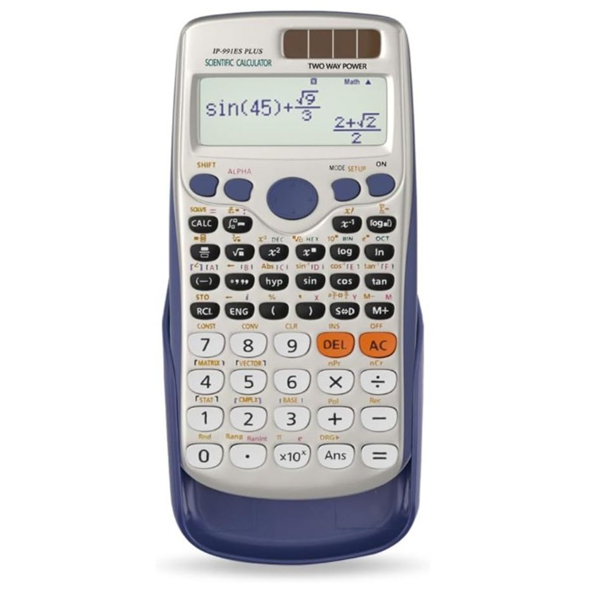 GENERICO - Calculadora Científica Con Pantalla Grande Solar Y Bateria