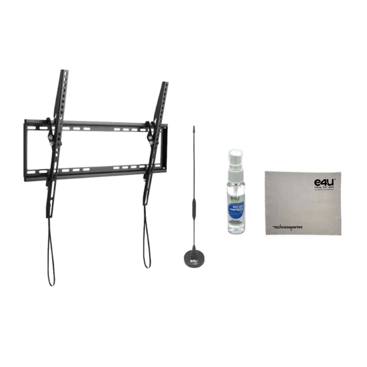 GENERICO - Base Escualizable Para Tv De 37 A 75 Antena Tdt Kit De Limpieza