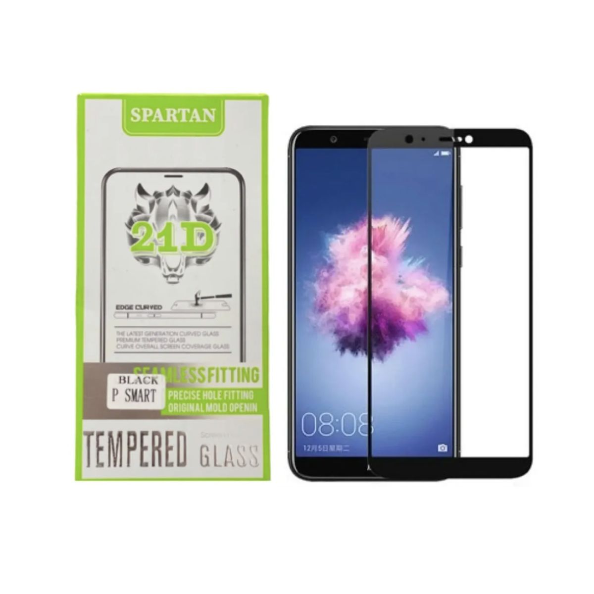 GENERICO - Vidrio Templado Para Celular Huawei P-smart Black