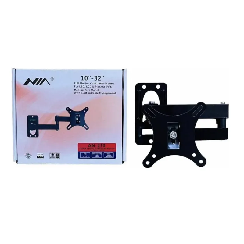 NIA - Soporte Movible Para Monitor Y Tv De 10 A 32 Pulgadas An210