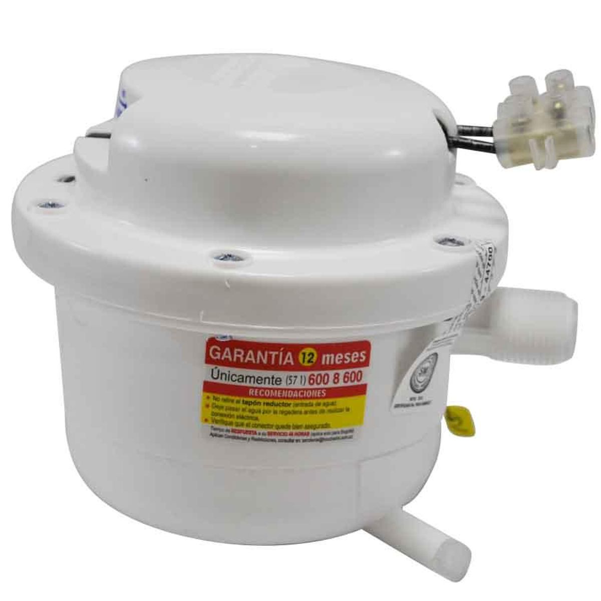 BOCCHERINI - Ducha Control De Temperatura 220 Blanca