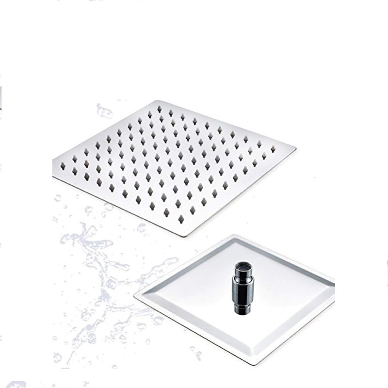 BOCCHERINI - Regadera En Acero Inoxidable de 20cm Cromada