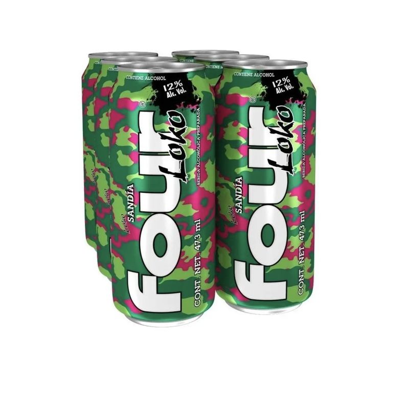FOUR LOKO - Four Loko X 6 Unidades Sandia