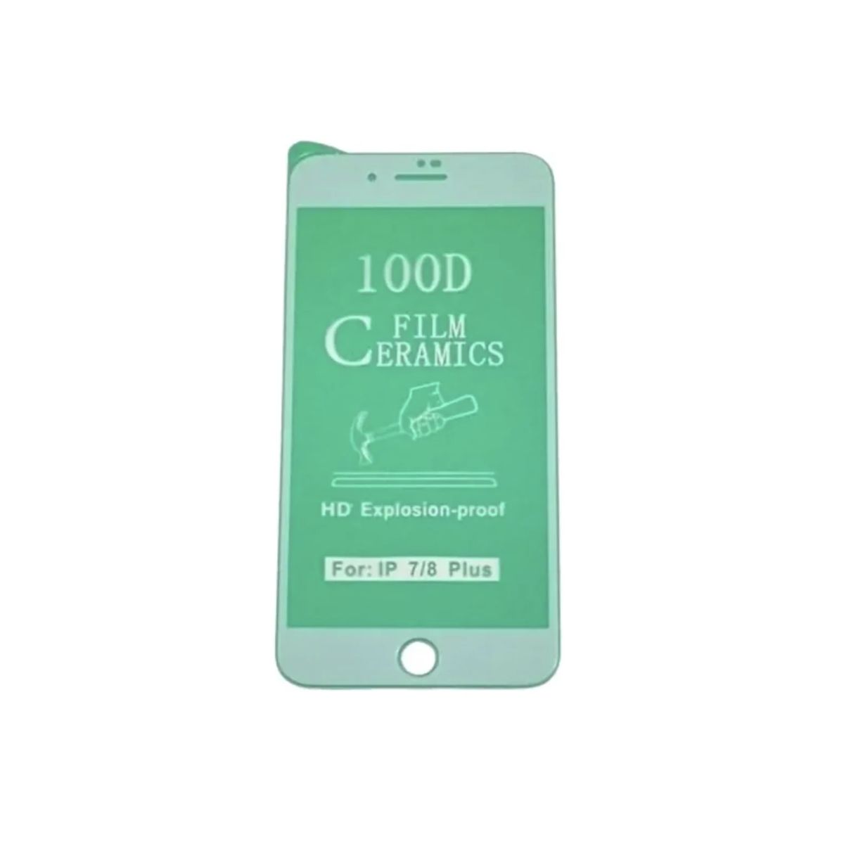 GENERICO - Vidrio Ceramico Para iPhone 7 Plus White