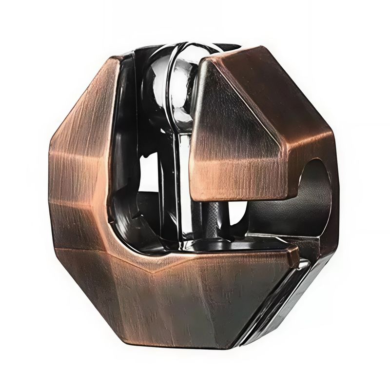 GENERICO - Rompecabezas 3d De Metal  Puzzle Tipo Hanayama