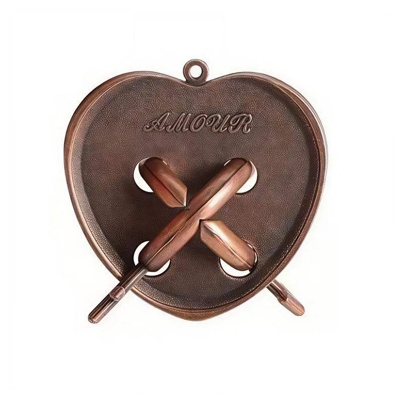 GENERICO - Rompecabezas 3d De Metal  Puzzle Tipo Hanayama