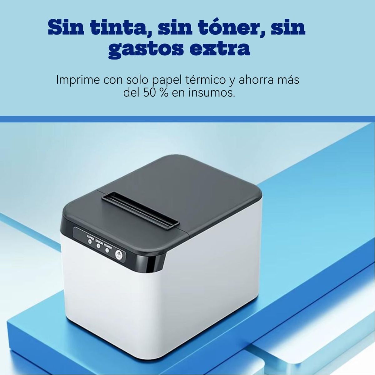 GENERICO - Impresora Térmica Pos 80mm De Alta Velocidad Con Cortadora
