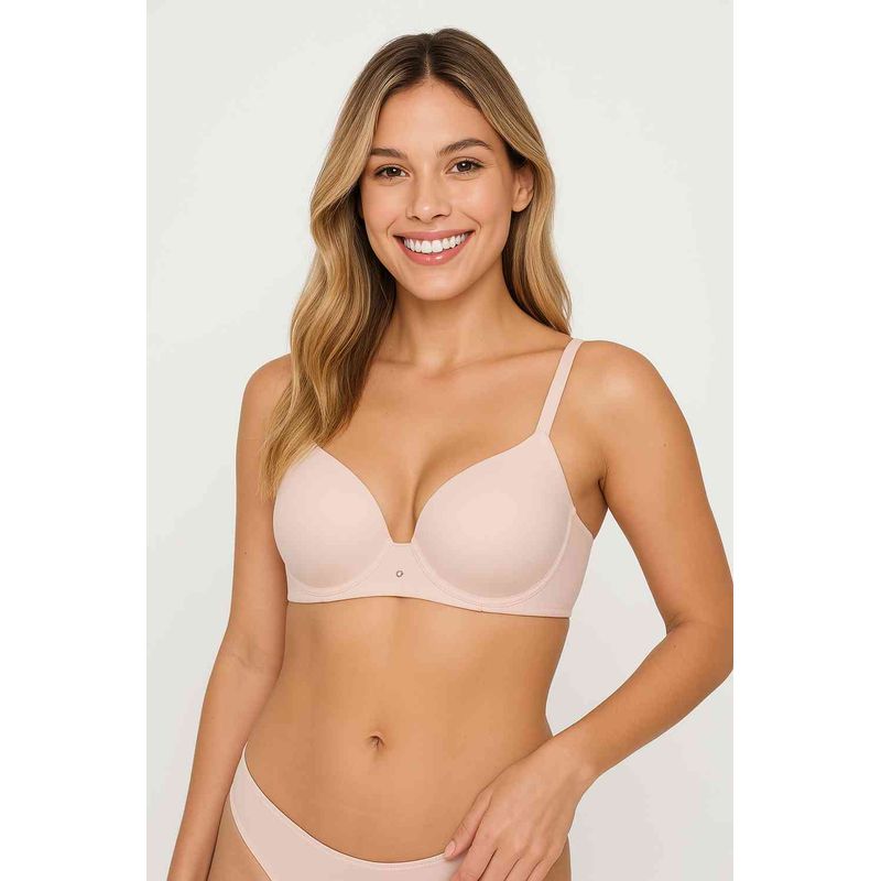 Brasier copa 'c' estilo 3/4 en microfibra LILI PINK