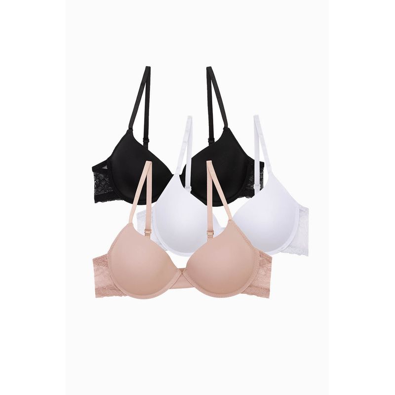 LILI PINK - Brasier media copa paquete x3 en microfibra