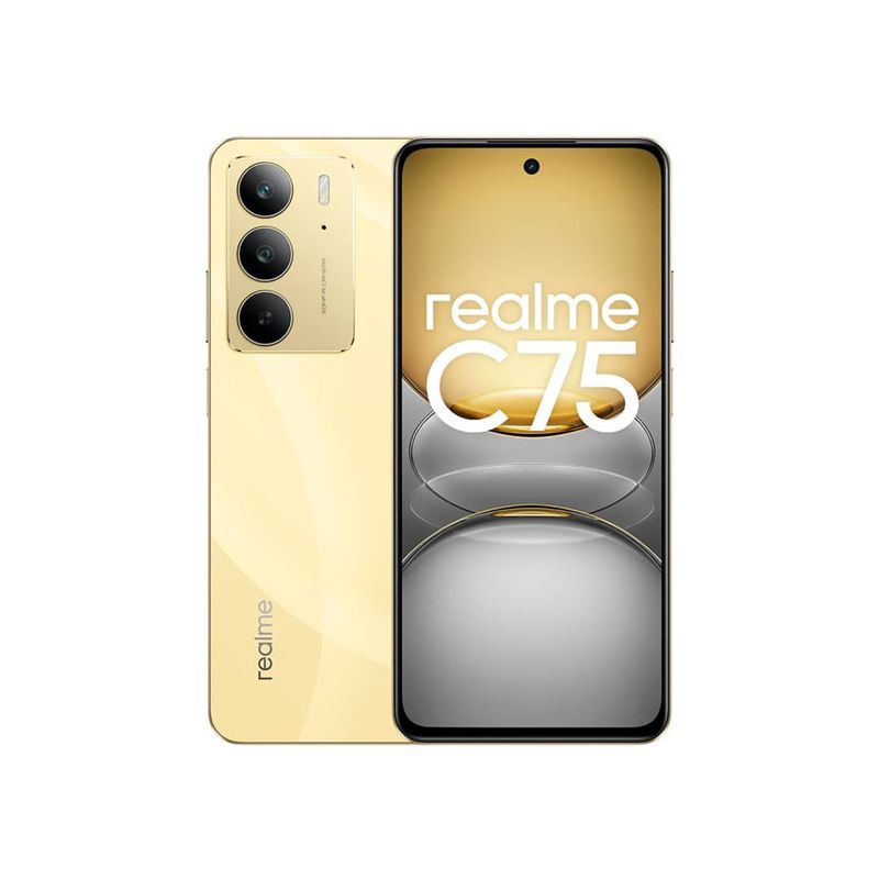 REALME - Celular Realme C75 256GB Gold + Obsequio