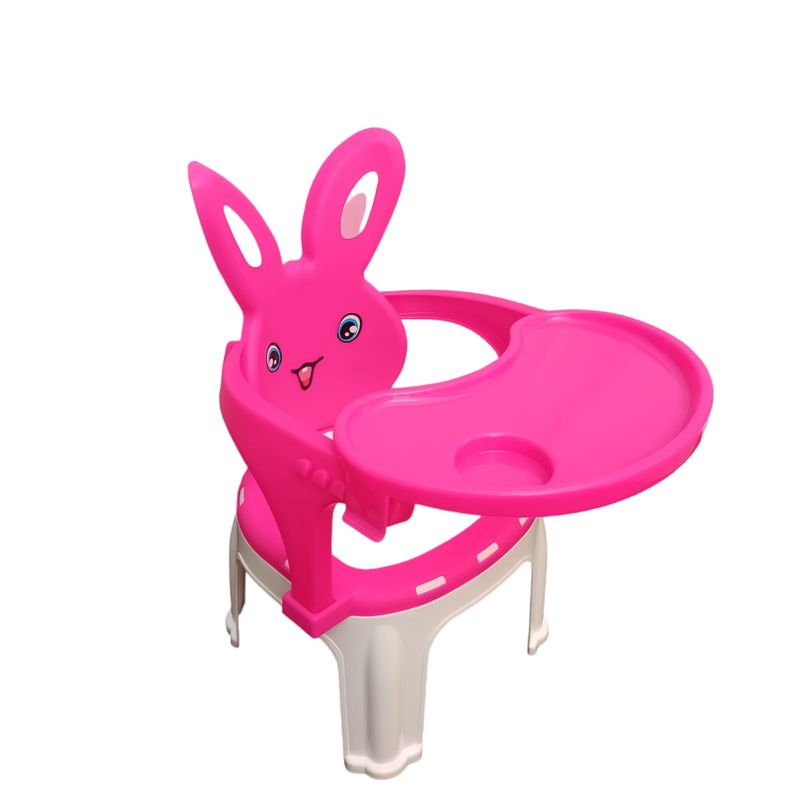 GENERICO - Silla Comedor Plástica Infantil Bandeja Removible 2en1 Bebé