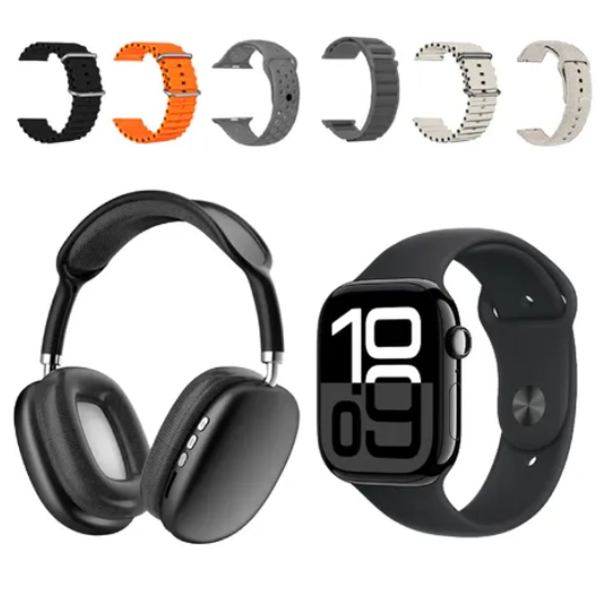 INNOVA - Smartwatch Serie 9 Vx Ultraplus Con Audífono Diadema 7 Pulsos