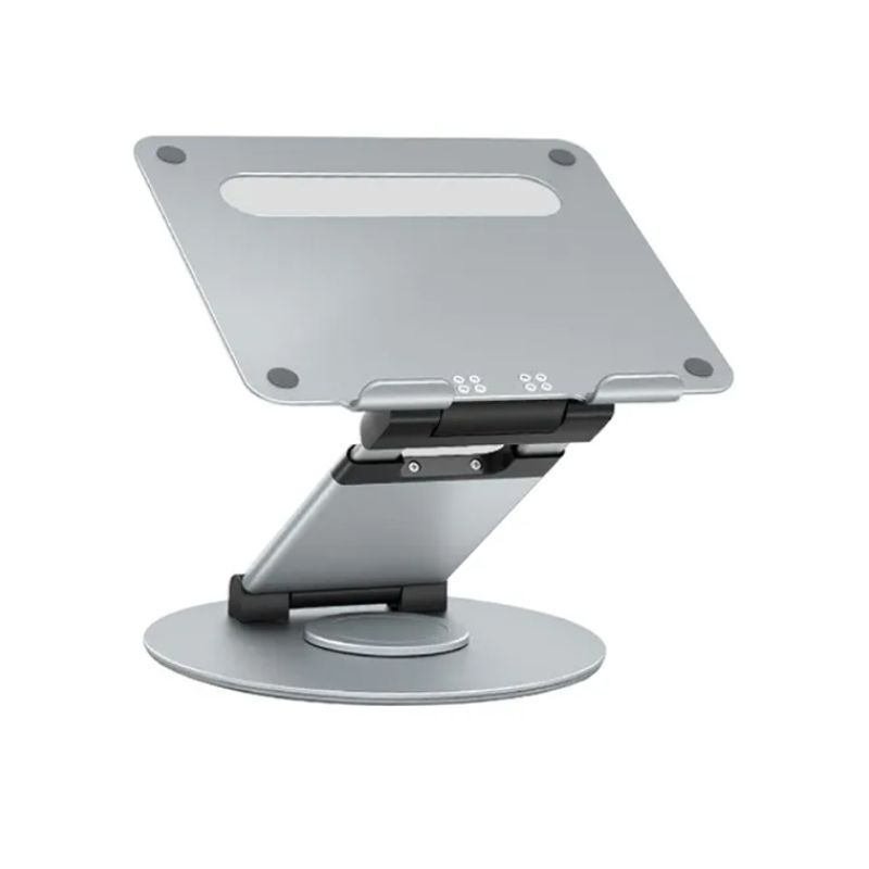 INNOVA - Soporte Base Laptop Profesional Ergonómica Ajustable Innovo Plateado