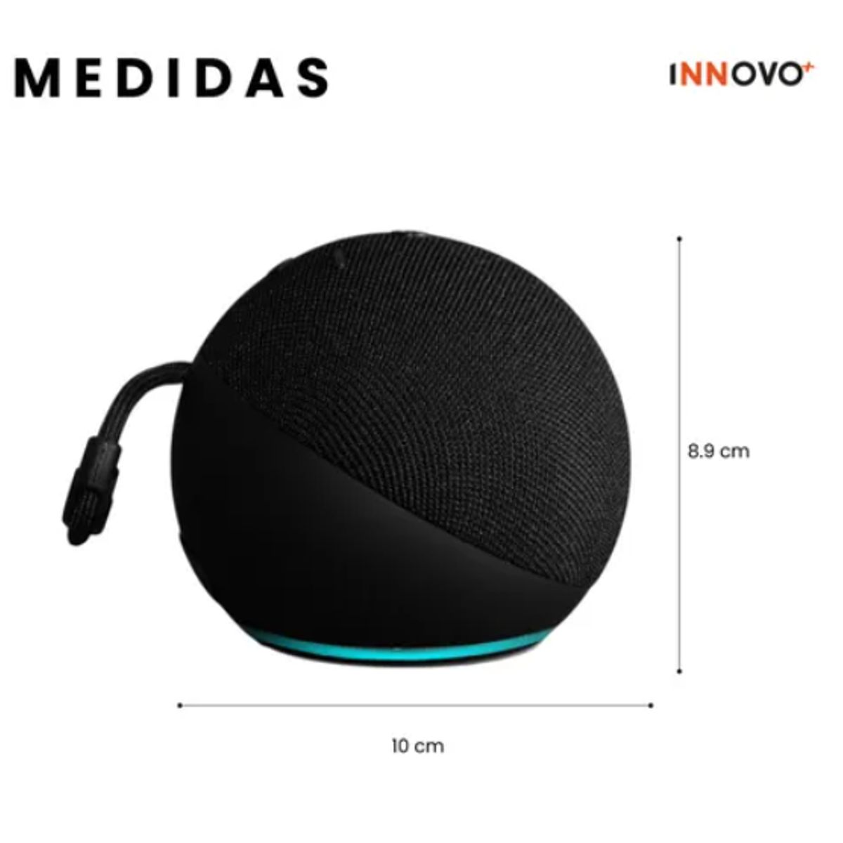 INNOVA - Speaker Alaxe Altavoz Parlante Super Bass Recargable Dof Bluetooth