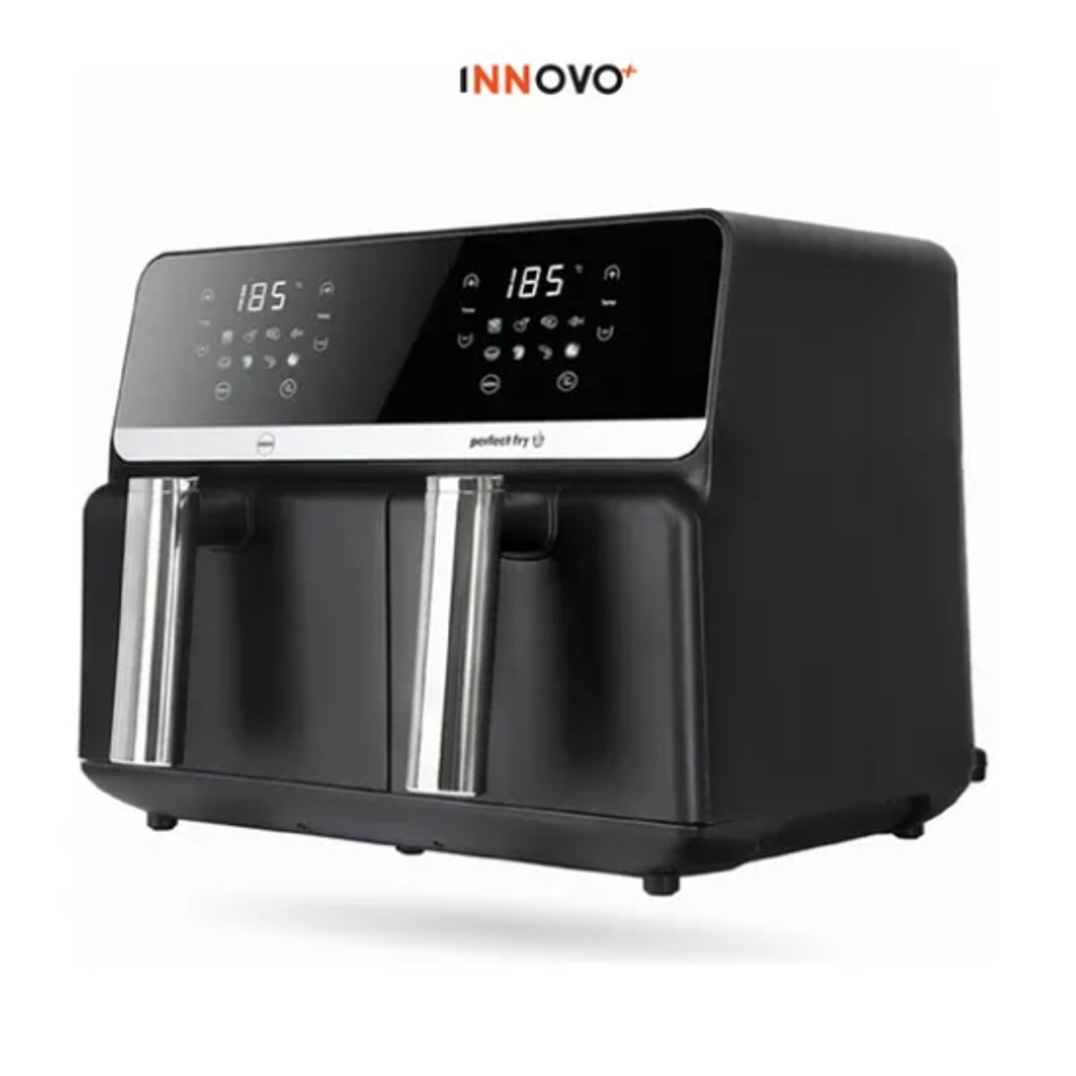 INNOVA - Air Fryer Freidora De Aire 9 Litros Doble Bandeja Digital Premium