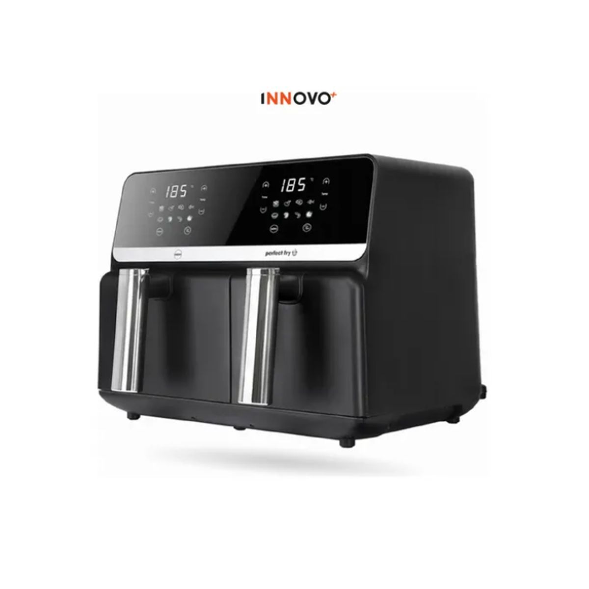 INNOVA - Air Fryer Freidora De Aire 9 Litros Doble Bandeja Digital Premium