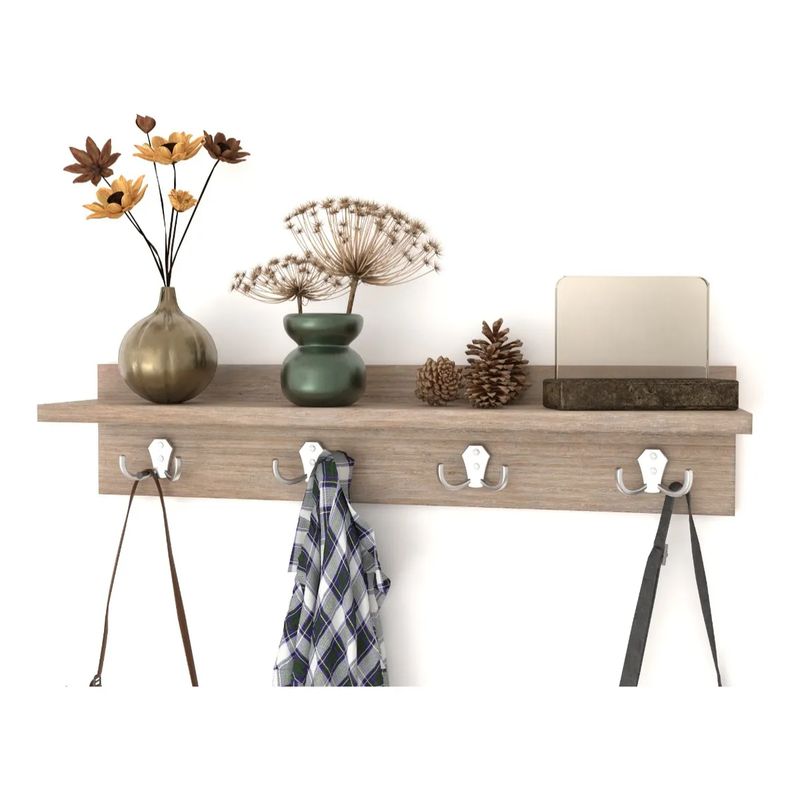 GENERICO - Repisa Perchero Flotantes Para Decoración minimalista
