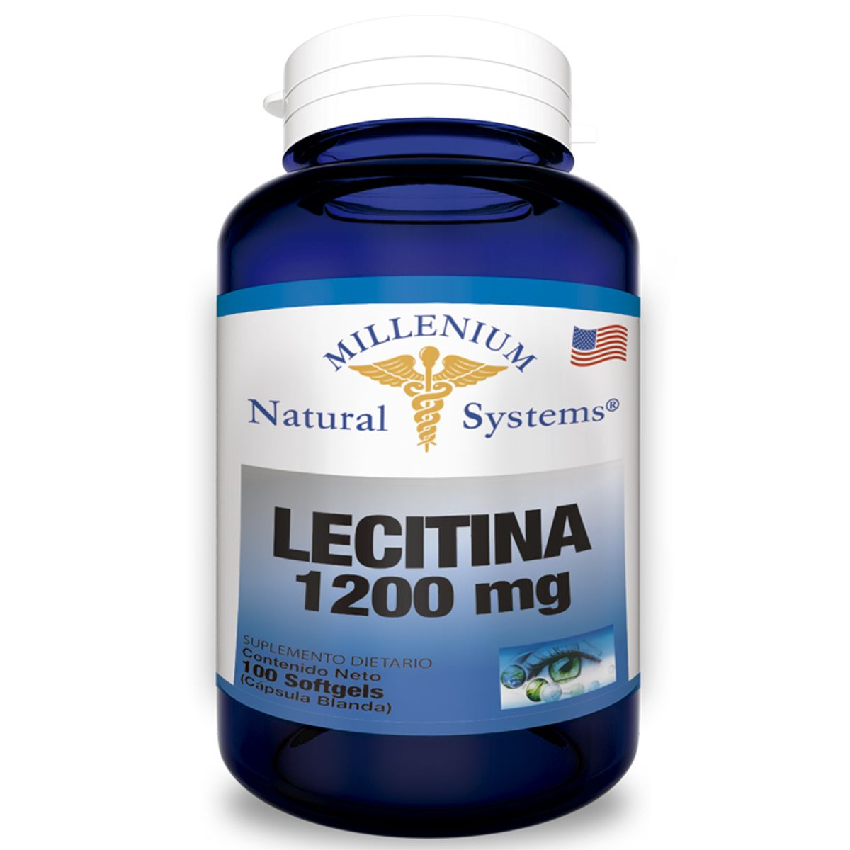 NATURAL SYSTEM - SUPLEMENTO LECITINA 1200 MG X 100 CAPSULAS