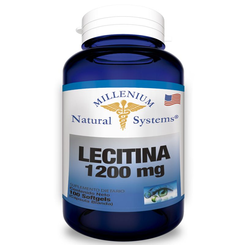 NATURAL SYSTEM - SUPLEMENTO LECITINA 1200 MG X 100 CAPSULAS