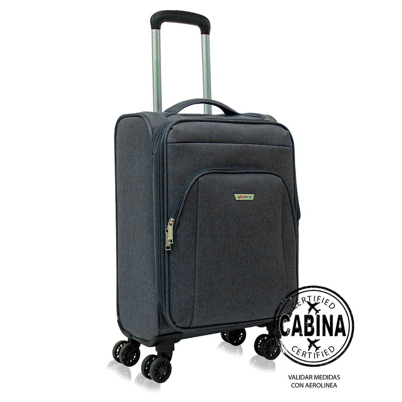 EXPLORA MALETAS - Maleta de Cabina 10 Kg Baru Gris