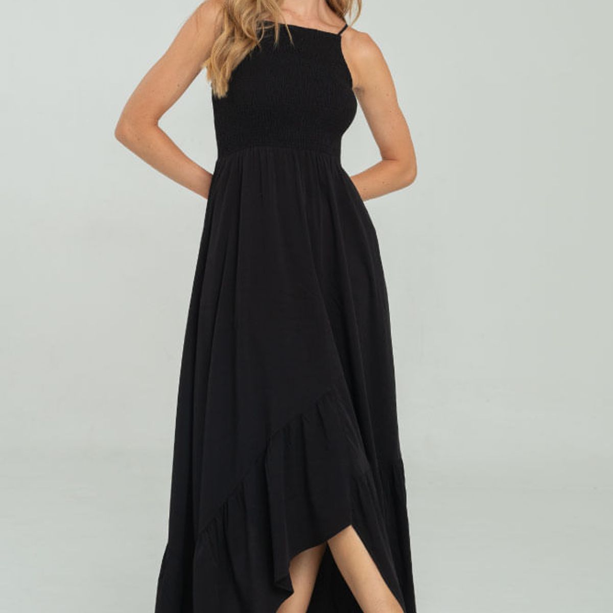 RAGGED - Vestido wrenlye Negro Ragged