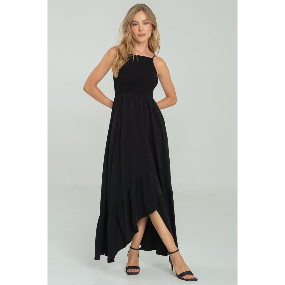 RAGGED - Vestido wrenlye Negro Ragged