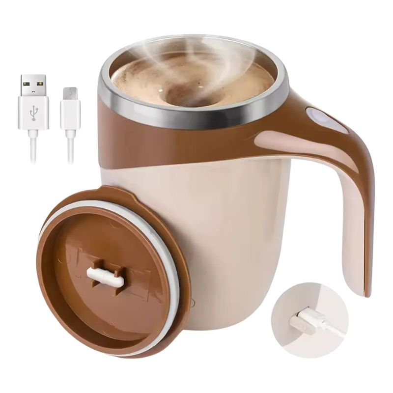 GENERICO - Taza Pocillo Mug Mezclador Eléctrico Vaso Batidor Bebidas