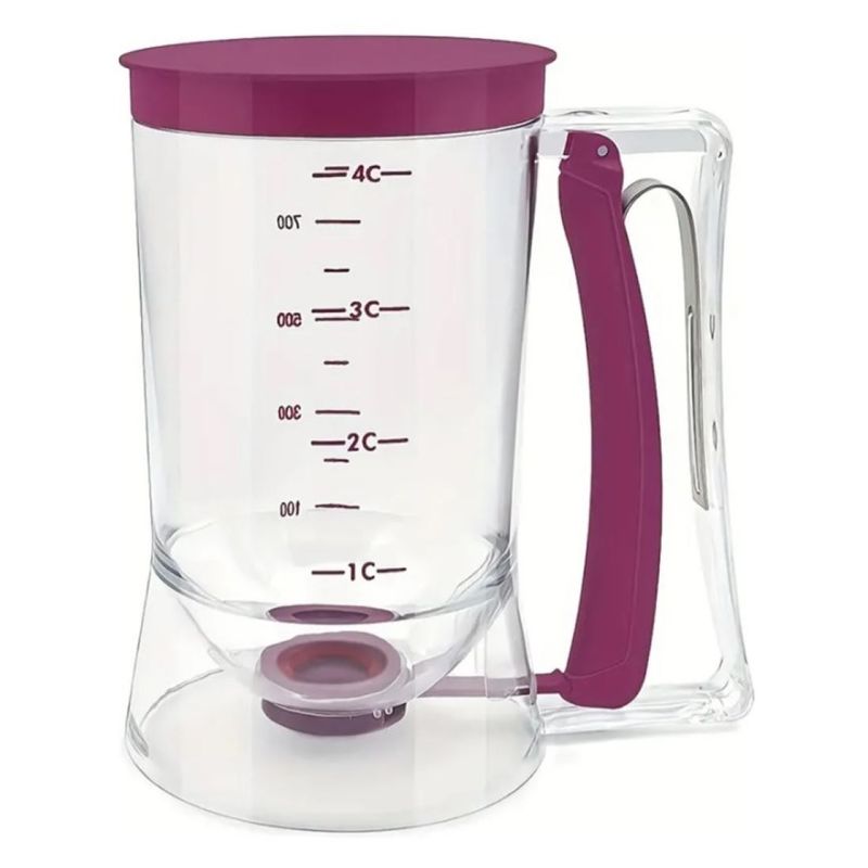 ZHOPI CO - Dispensador Mezclador De Masa Para Pancake Cupcake Batidor