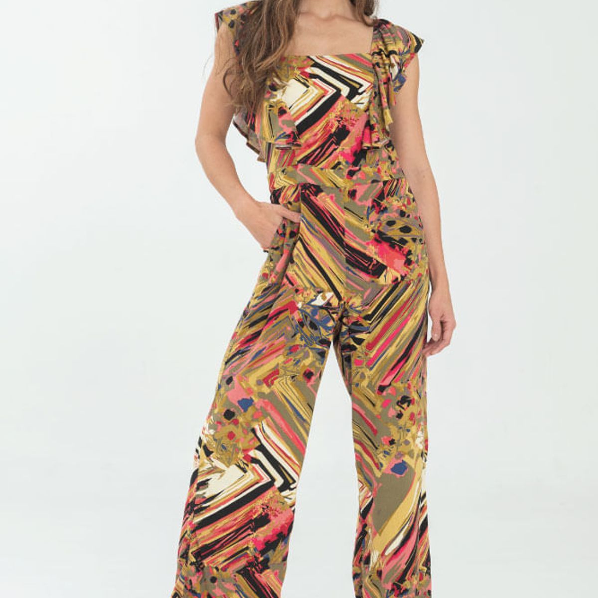 RAGGED - Enterizo dreamara Verde olivo Ragged