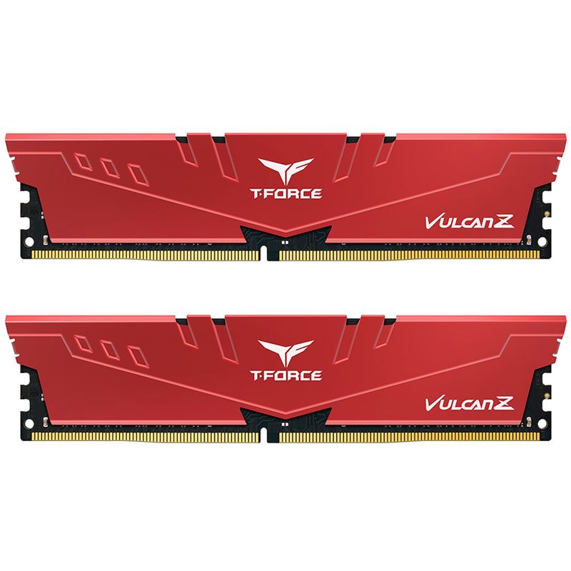 TEAM GROUP - Kit Memoria Ram Pc T-force Vulcan Z Red 16gb 3600mhz 2x8
