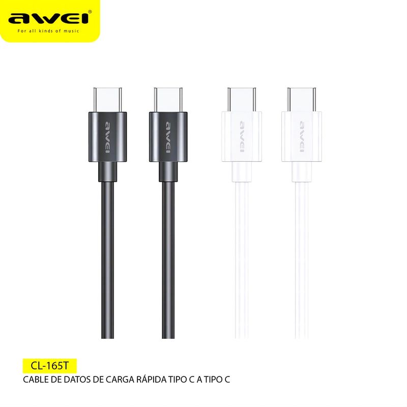 AWEI - Cable de datos de carga rapida tipo C Ref CL-165T