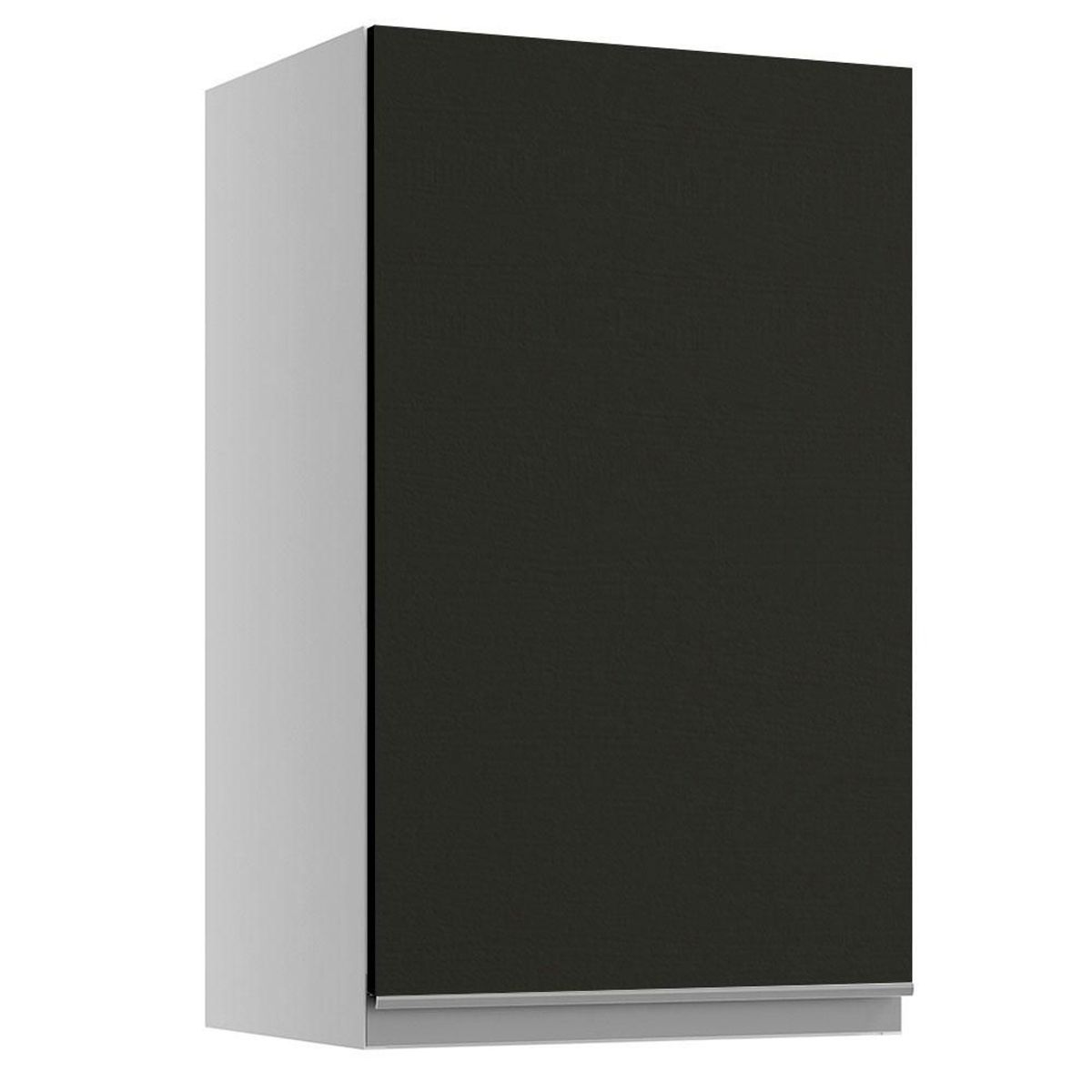 MADESA - Mueble de Cocina Superior Glamy 40 cm 1 Puerta Blanco/Negro