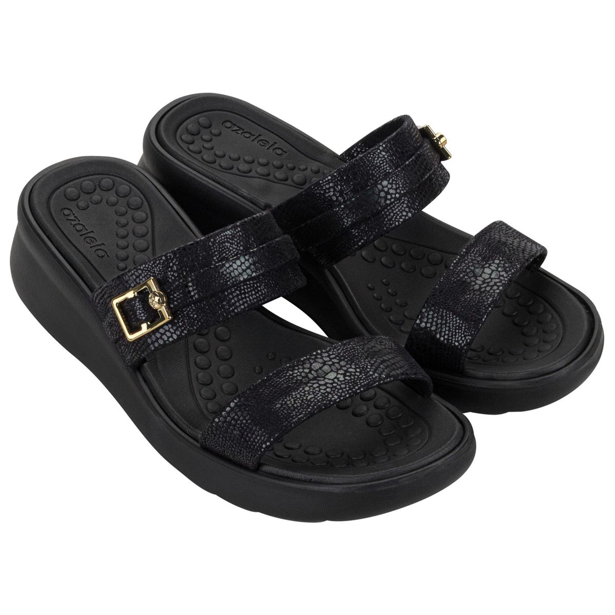 AZALEIA - SANDALIAS NEGRO MUJER AZALEIA SOFISTICADA PLAT FEM 83811-BL884