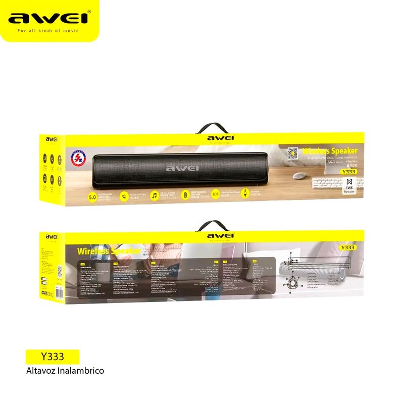 AWEI - Barra de Sonido Awei Y333