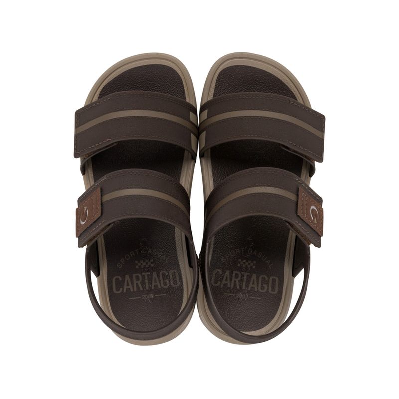 CARTAGO - SANDALIAS NIÑO MARRON CARTAGO DETROIT II SLIDE INF 12306-BL165