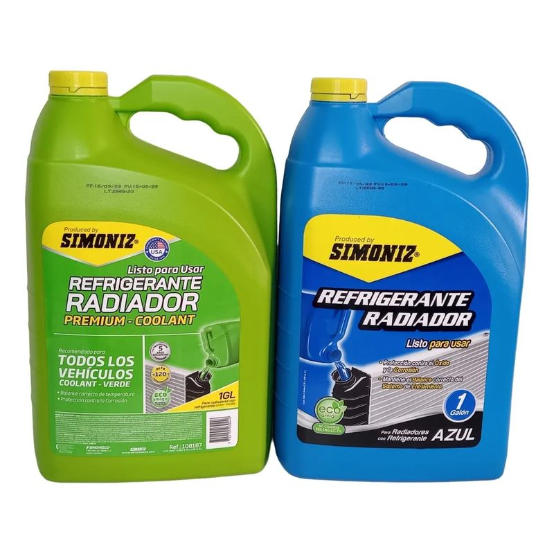GENERICO - Liquido Refrigerante Radiador Oxido Corrosión Simoniz Galón