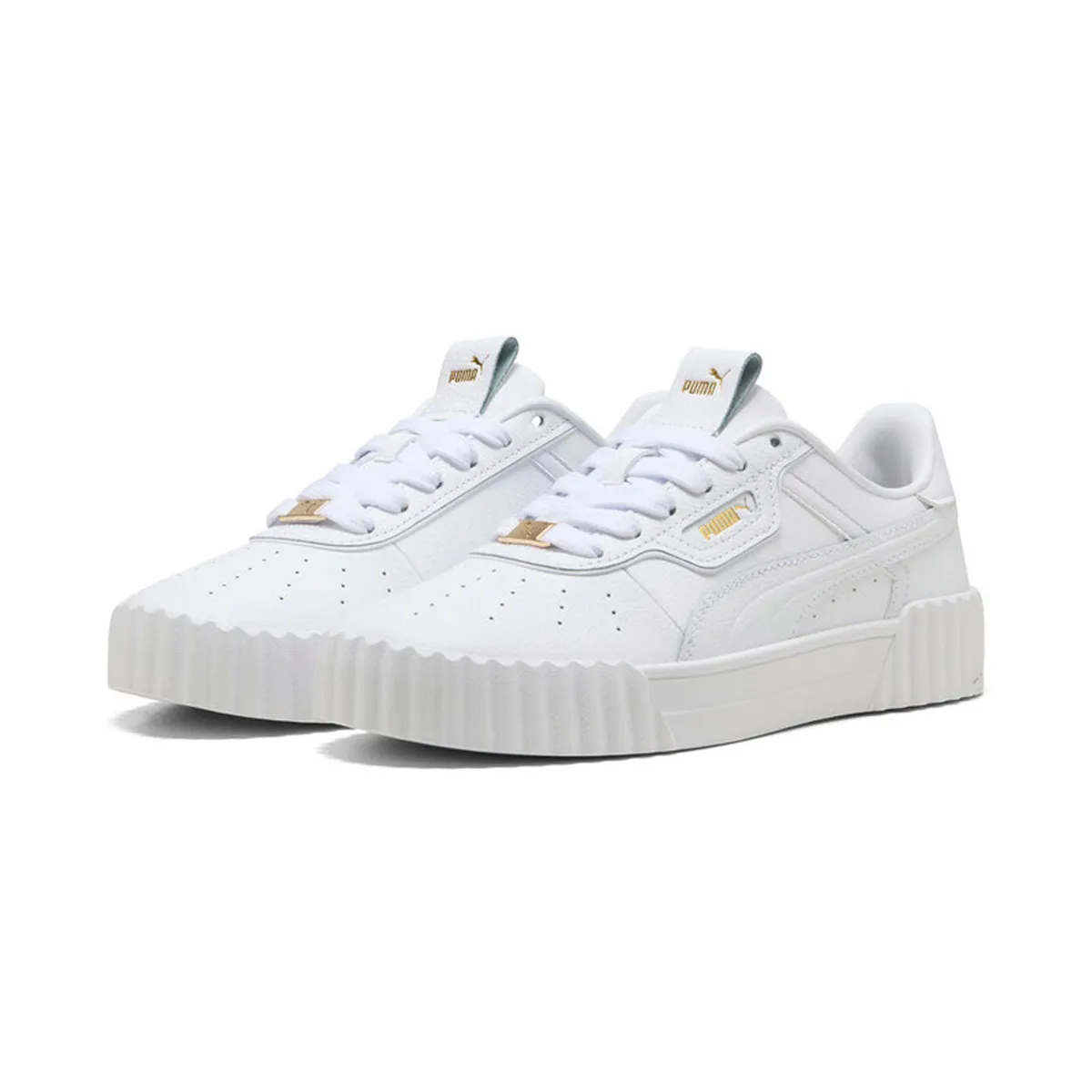 PUMA - Tenis Deportivos Marca Puma Carina 30 Original Blanco Mujer