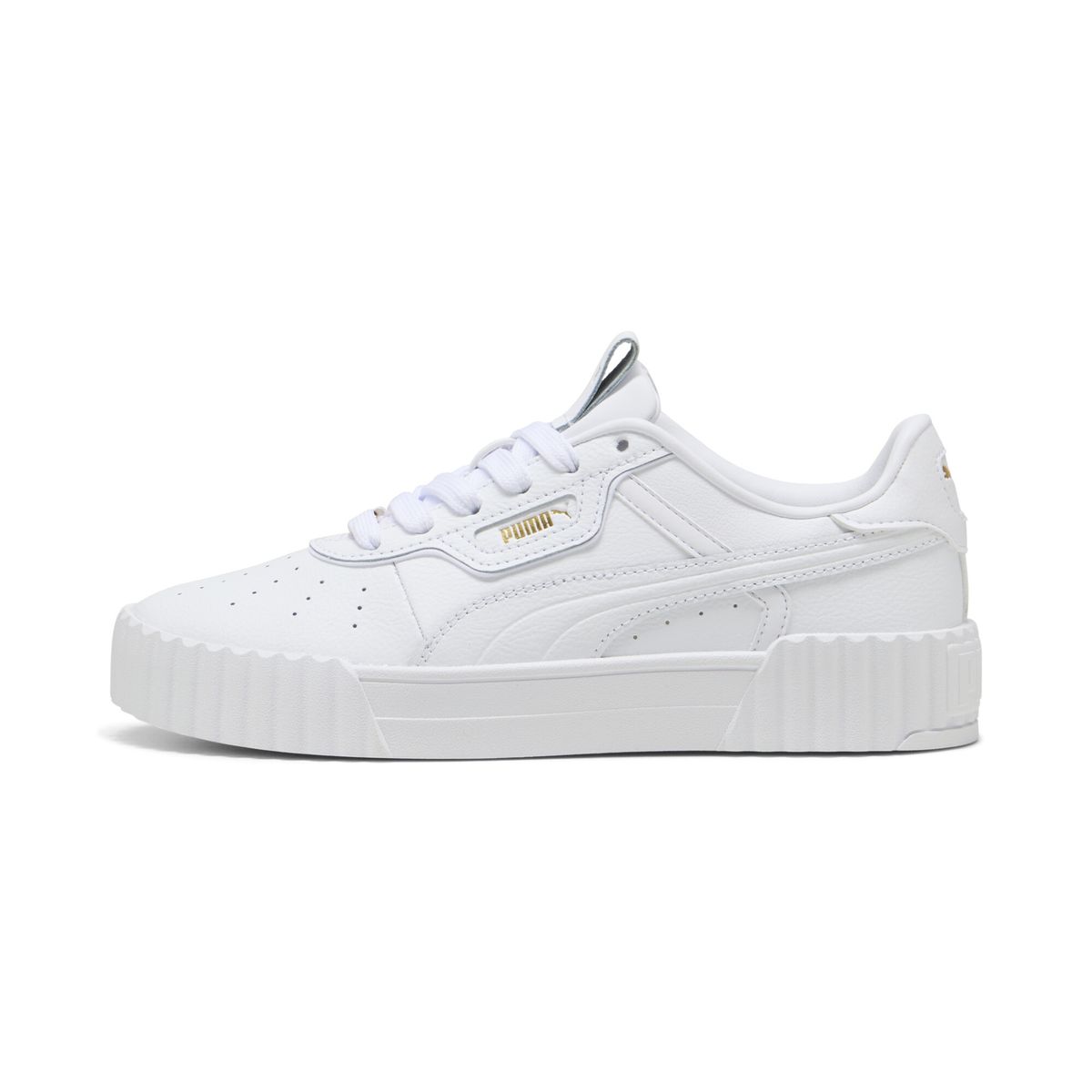 PUMA - Tenis Deportivos Marca Puma Carina 30 Original Blanco Mujer