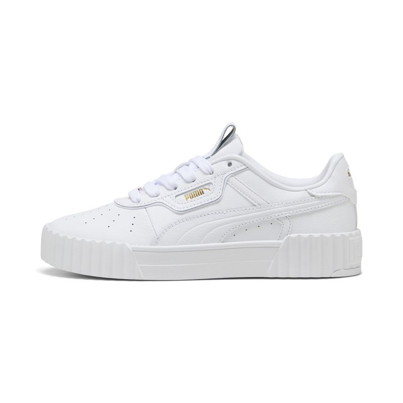 PUMA - Tenis Deportivos Marca Puma Carina 30 Original Blanco Mujer