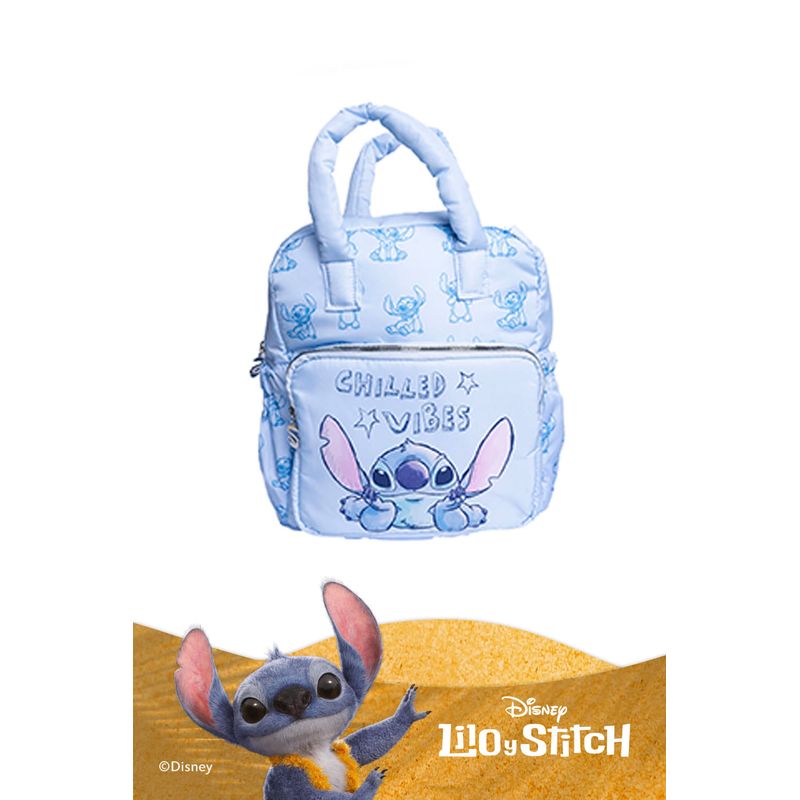 YOI - Morral con diseño de stitch "chilled vibes"