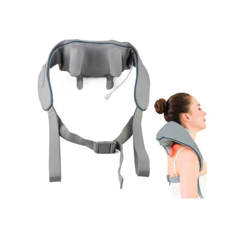 INNOVA - Masajeador De Cuello Antiestres Recargable Alto Confort Calefacción